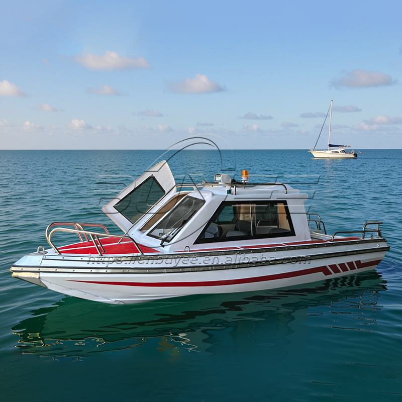 Fishing Boat Fiberglass - 17.6ft/5.38m High Speed Cabin Fishing Boat