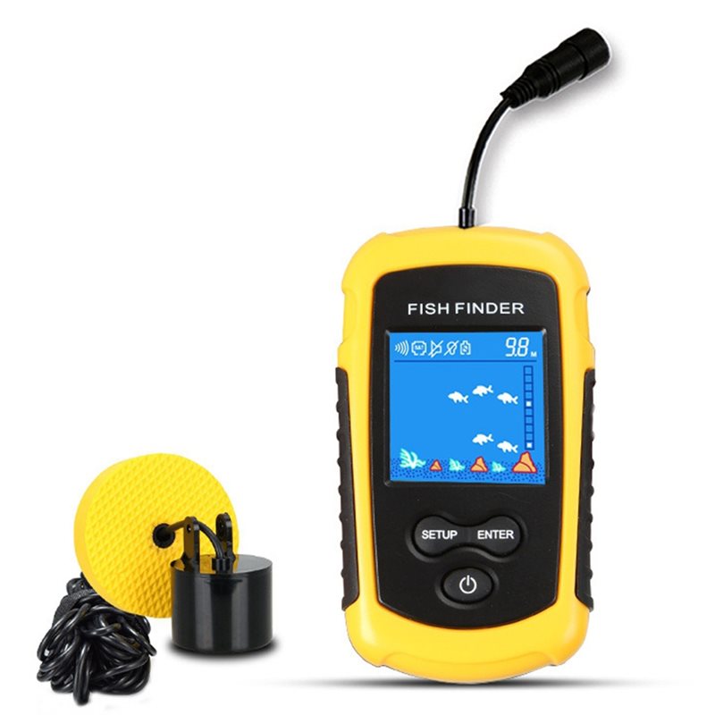 Fishing Boat Depth Finder - ABUE-Kayak Portable Fish Depth Finder Water