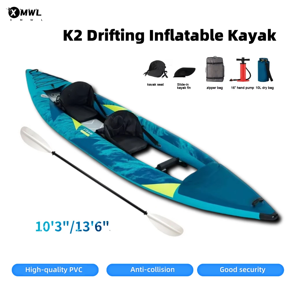 Fishing Boat Paddle - Canoe Kayak Inflatable Boat 1-2 People