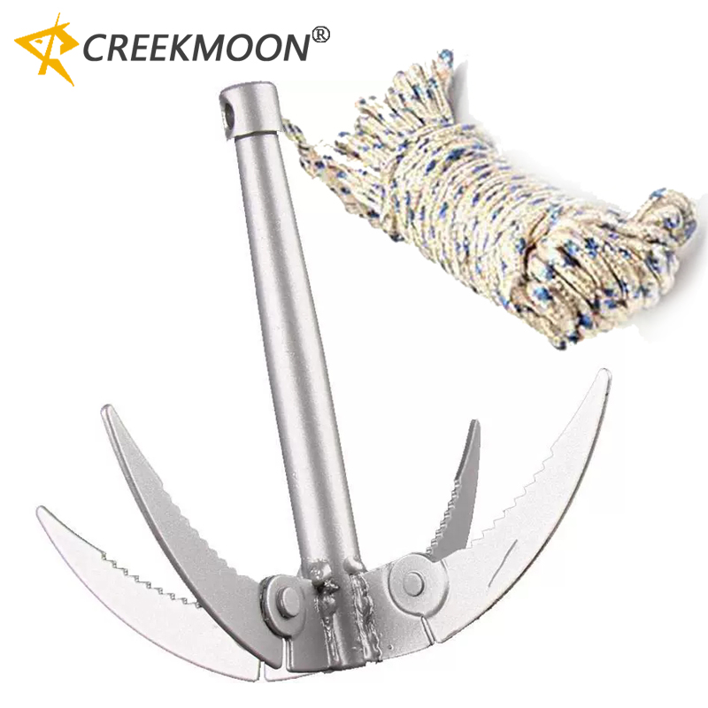 Fishing Boat Anchor - 4 Claw Anchor Sickle Foldable Water