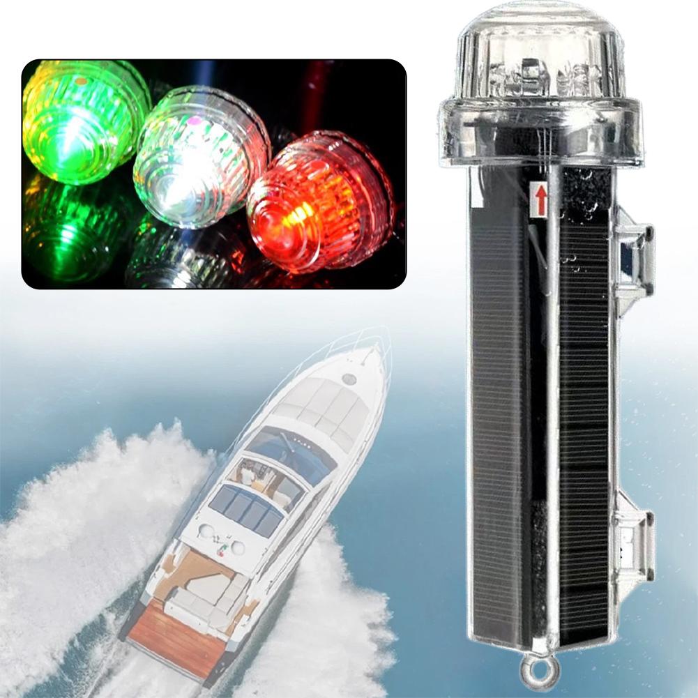 Fishing Boat Navigation Light - Solar Ocean Signal Light Navigation Signal