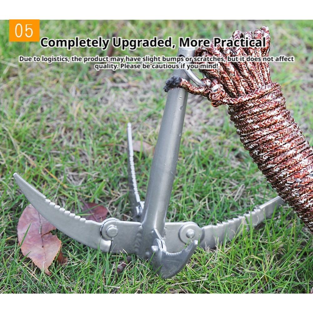 Outdoors Grappling Hook Surviv - đánh giá và giá Fishing Boat Anchor