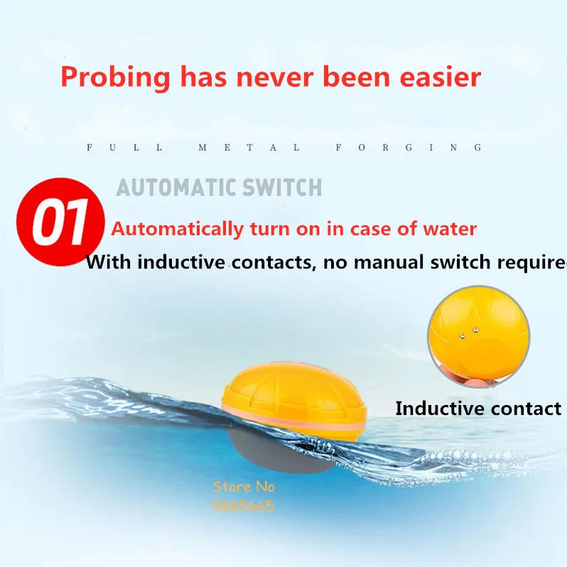 Smart Portable 50M Depth Sonar - đánh giá và giá Fishing Boat Depth Finder