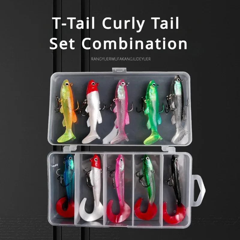 10 Pcs Lure Baits with T-tail  - đánh giá và giá Fishing Boat Anchor