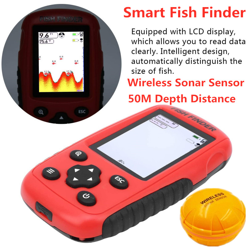 Fish finder wireless Wireless  - đánh giá và giá Fishing Boat Depth Finder