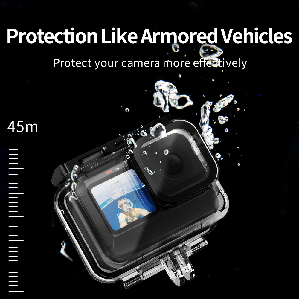 TELESIN 60M Waterproof Housing - đánh giá và giá Fishing Boat Cover
