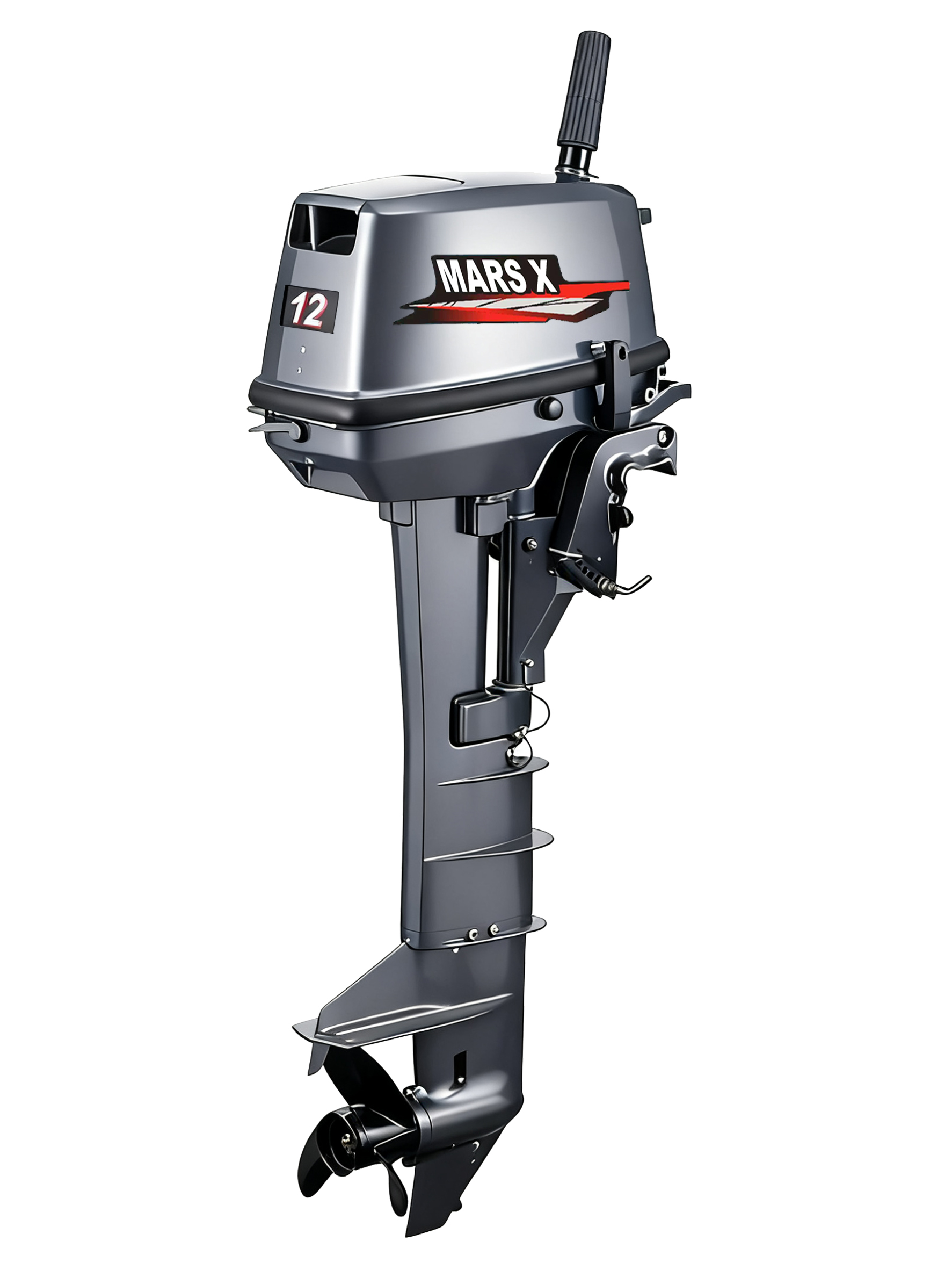 MARS X 12HP Two-Stroke Outboar - đánh giá và giá Fishing Boat Outboard Motor