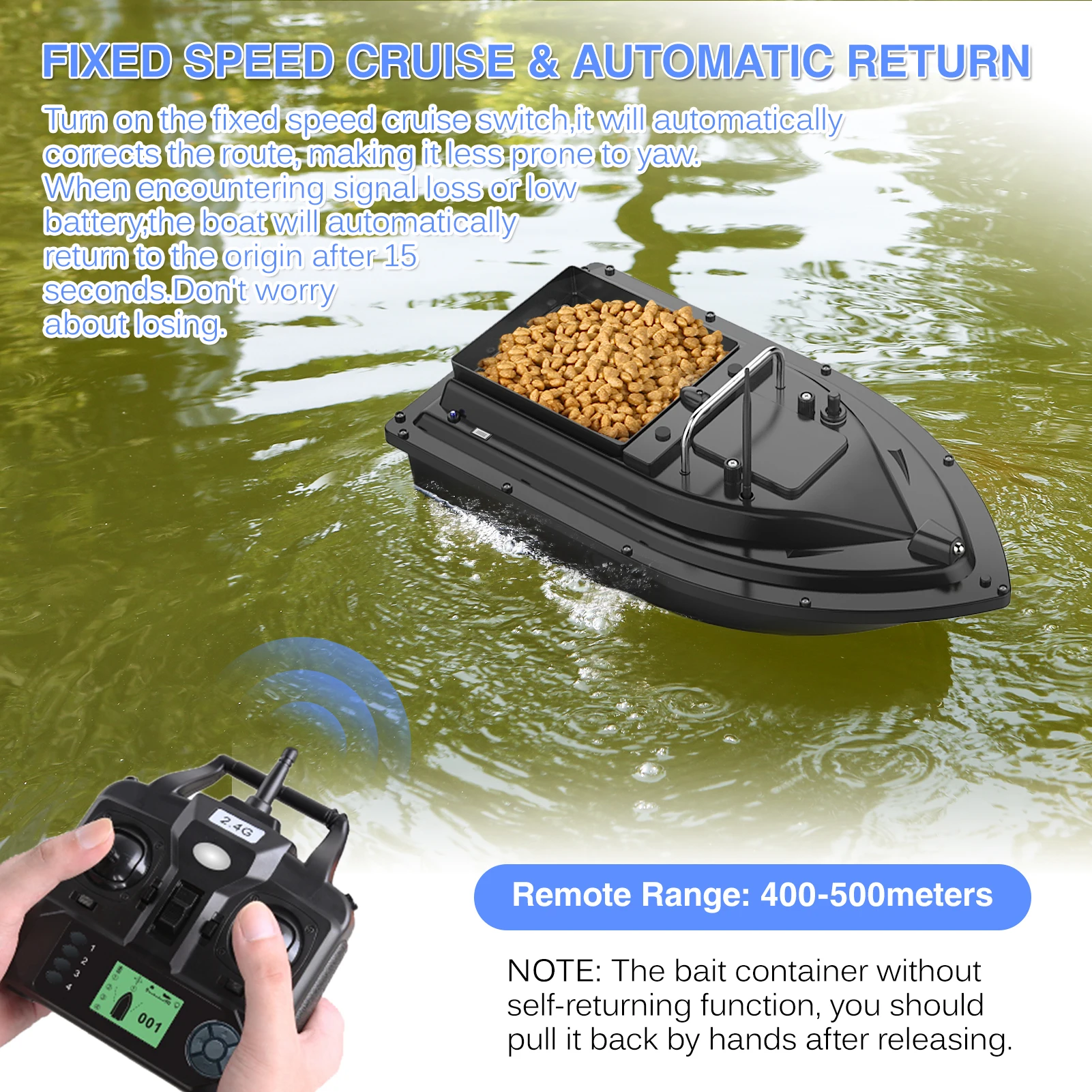 D16E GPS 12000mAh Fishing Bait - đánh giá và giá Fishing Boat Gps