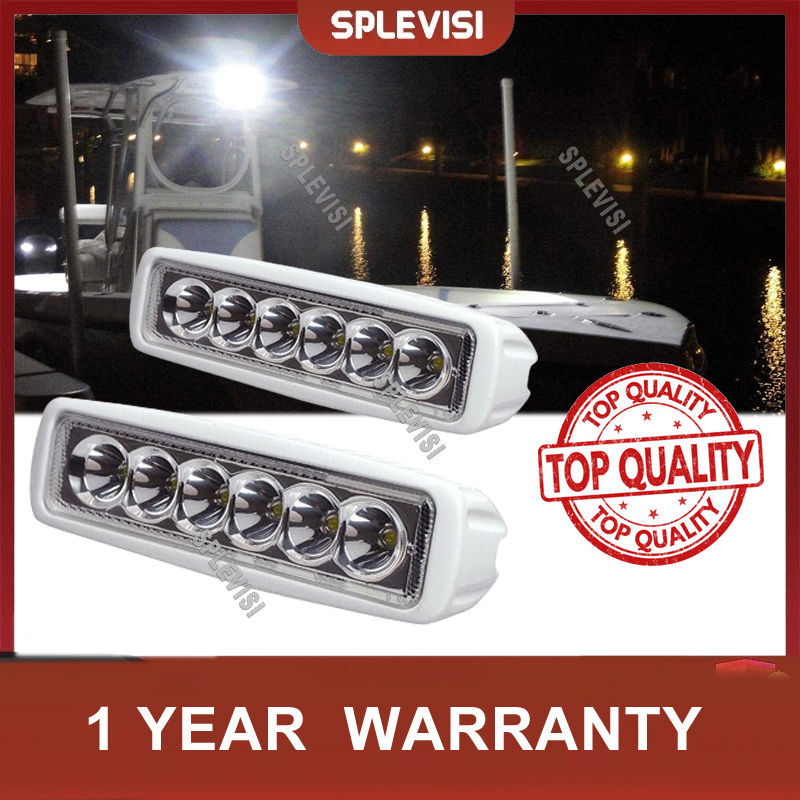 2pcs 12V 6 LED Deck Marine Spr - đánh giá và giá Fishing Boat Navigation Light