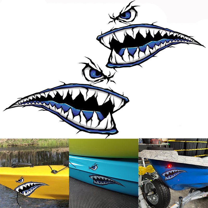 2PCS Shark Teeth Mouth Boat St - đánh giá và giá Fishing Boat Oar