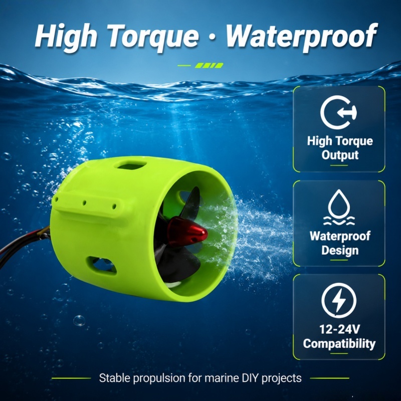 12-24V 20A Brushless Underwate - đánh giá và giá Fishing Boat Trolling Motor