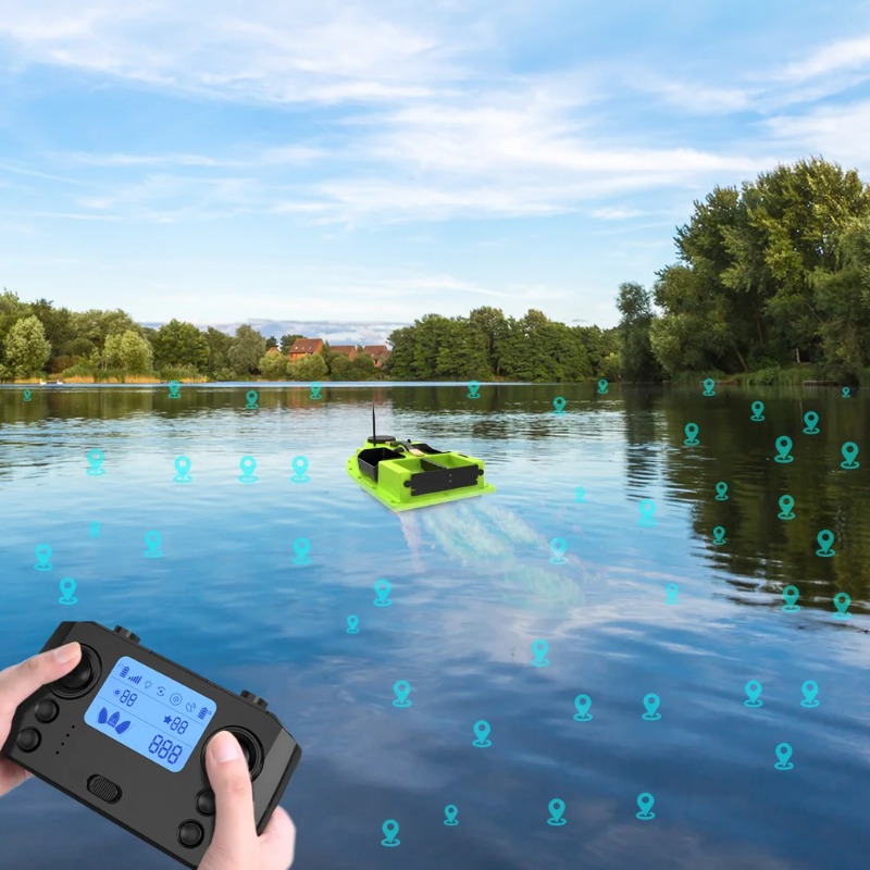 D19 GPS RC Bait Boat 600M 4 Ho - đánh giá và giá Fishing Boat Gps